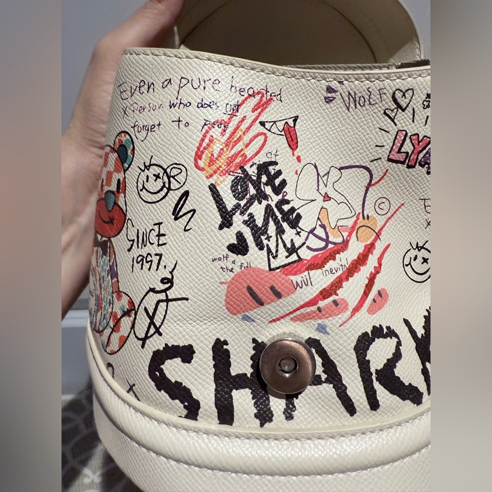 2024 Bag All-match Fashion Graffiti Bucket Bag Handbag Shoulder Chesnll Resth